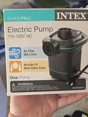 Intex Electric Pump Inflates And Deflates Used Works